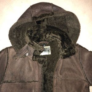 Kids Vecchio Sherling coat